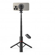 Tech-Protect L06s Wireless Selfie Stick Telescopic Tripod - разтегаем безжичен селфи стик с MagSafe и трипод за мобилни телефони (черен) 1
