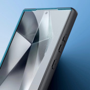 Dux Ducis Aimo MagSafe Case - хибриден удароустойчив кейс с MagSafe за Samsung Galaxy S24 Ultra (черен-прозрачен) 8