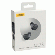 Jabra Elite 3 TWS Wireless Earbuds - безжични Bluetooth слушалки с микрофон за мобилни устройства (сив) 3