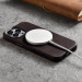 iCarer Leather Oil Wax MagSafe Case - кожен (естествена кожа) кейс с MagSafe за iPhone 14 Pro (кафяв) 15