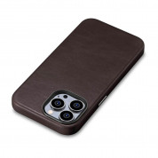 iCarer Leather Oil Wax MagSafe Case for iPhone 14 Pro (brown) 8