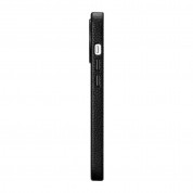 iCarer Leather Litchi MagSafe Case for iPhone 14 Pro (black) 13