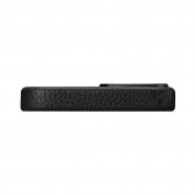 iCarer Leather Litchi MagSafe Case - кожен (естествена кожа) кейс с MagSafe за iPhone 14 Pro (черен) 3