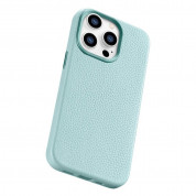 iCarer Leather Litchi MagSafe Case for iPhone 14 Pro (green) 11