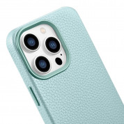 iCarer Leather Litchi MagSafe Case for iPhone 14 Pro (green) 8