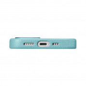 iCarer Leather Litchi MagSafe Case for iPhone 14 Pro (green) 4