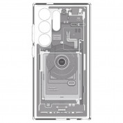 Spigen Ultra Hybrid Zero One Case - хибриден кейс с висока степен на защита за Samsung Galaxy S24 Ultra (бял)  2