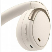 Edifier WH950NB Wireless Noise Cancellation Over-Ear Headphones - безжични Bluetooth слушалки с микрофон за мобилни устройства (бежов) 3