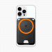 Spigen Valentinus MagSafe 3 Card Holder (MagFit Plus) - кожен портфейл (джоб) за прикрепяне към iPhone с MagSafe (черен) 9