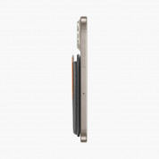 Spigen Valentinus MagSafe 3 Card Holder (MagFit Plus) - кожен портфейл (джоб) за прикрепяне към iPhone с MagSafe (черен) 2