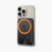 Spigen Valentinus MagSafe 3 Card Holder (MagFit Plus) - кожен портфейл (джоб) за прикрепяне към iPhone с MagSafe (черен) 10