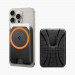 Spigen Valentinus MagSafe 3 Card Holder (MagFit Plus) - кожен портфейл (джоб) за прикрепяне към iPhone с MagSafe (черен) 1