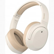 Edifier W820NB Plus Wireless Noise Cancellation Over-Ear Headphones - безжични Bluetooth слушалки с микрофон за мобилни устройства (бежов)