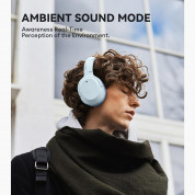 Edifier W820NB Plus Wireless Noise Cancellation Over-Ear Headphones - безжични Bluetooth слушалки с микрофон за мобилни устройства (син) 1
