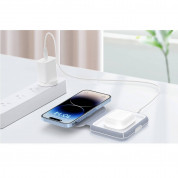 Choetech 2-in-1 MagSafe Wireless Charger 15W (grey) 6