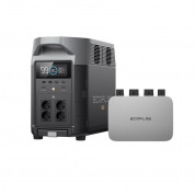 EcoFlow DELTA Pro Portable Power Station 3600Wh With PowerStream Microinverter 800W Bundle (black)