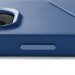 Mujjo Full Leather MagSafe Wallet Case - премиум кожен (естествена кожа) кейс с MagSafe за iPhone 14 Pro (син) 12