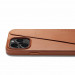 Mujjo Full Leather MagSafe Wallet Case - премиум кожен (естествена кожа) кейс с MagSafe за iPhone 14 Pro Max (кафяв) 5