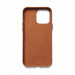 Mujjo Full Leather MagSafe Wallet Case - премиум кожен (естествена кожа) кейс с MagSafe за iPhone 14 Pro Max (кафяв) 4