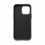 Mujjo Full Leather MagSafe Wallet Case - премиум кожен (естествена кожа) кейс с MagSafe за iPhone 14 Pro Max (черен) 3