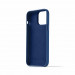 Mujjo Full Leather MagSafe Wallet Case - премиум кожен (естествена кожа) кейс с MagSafe за iPhone 14 Pro Max (син) 3