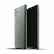 Mujjo Full Leather Case for iPhone 11 Pro Max (slate green)