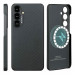 Pitaka MagEZ 4 600D Aramid Fiber MagSafe Case - кевларен кейс с MagSafe за Samsung Galaxy S24 (черен-сив)  4