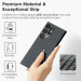 Pitaka MagEZ 4 600D Aramid Fiber MagSafe Case - кевларен кейс с MagSafe за Samsung Galaxy S24 Ultra (черен-сив)  10