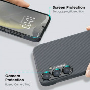 Pitaka MagEZ 4 600D Aramid Fiber MagSafe Case for Samsung Galaxy S24 Plus (black) 7