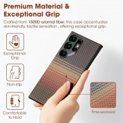 1500D MagEZ 4 1500D Aramid Fiber MagSafe Case for Samsung Galaxy S24 Ultra (sunset) 6