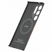 Pitaka MagEZ 4 1500D Aramid Fiber MagSafe Case - кевларен кейс с MagSafe за Samsung Galaxy S24 Ultra (шарен)  3