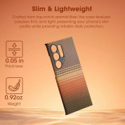 1500D MagEZ 4 1500D Aramid Fiber MagSafe Case for Samsung Galaxy S24 Ultra (sunset) 7