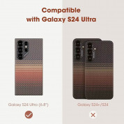 1500D MagEZ 4 1500D Aramid Fiber MagSafe Case for Samsung Galaxy S24 Ultra (sunset) 11