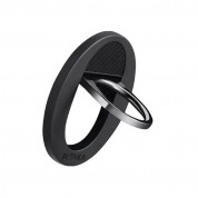 Pitaka MagEZ Grip 2 600D Combo Magnetic Ring Stand With NFC Chip - магнитен пръстен против изпускане, с поставка, съвместим с MagSafe за iPhone и други смартфони (черен) 1