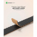 AmazingThing Smoothie Mag Silicone Magnetic Strap - магнитна силиконова каишка за Apple Watch 38мм, 40мм, 41мм, 42мм, 44мм, 45мм, Ultra 49мм (черен-кафяв) 8