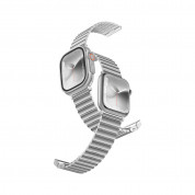 AmazingThing Titan Stainless Steel Band - стоманена каишка за Apple Watch 42мм, 44мм, 45мм, Ultra 49мм (сребрист)