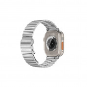 AmazingThing Titan Stainless Steel Band - стоманена каишка за Apple Watch 42мм, 44мм, 45мм, Ultra 49мм (сребрист) 2