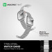 AmazingThing Titan Stainless Steel Band - стоманена каишка за Apple Watch 42мм, 44мм, 45мм, Ultra 49мм (сребрист) 9