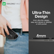 AmazingThing Titan Mag Magnetic Ring Stand - магнитен пръстен против изпускане, с поставка, съвместим с MagSafe за iPhone и други смартфони (черен) 10