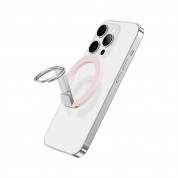 AmazingThing Titan Mag Magnetic Ring Stand - магнитен пръстен против изпускане, с поставка, съвместим с MagSafe за iPhone и други смартфони (розов)