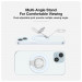 AmazingThing Titan Mag Magnetic Ring Stand - магнитен пръстен против изпускане, с поставка, съвместим с MagSafe за iPhone и други смартфони (светлосин) 8