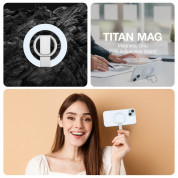 AmazingThing Titan Mag Magnetic Ring Stand - магнитен пръстен против изпускане, с поставка, съвместим с MagSafe за iPhone и други смартфони (светлосин) 3