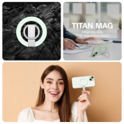 AmazingThing Titan Mag Magnetic Ring Stand - магнитен пръстен против изпускане, с поставка, съвместим с MagSafe за iPhone и други смартфони (светлозелен) 3