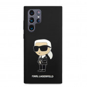 Karl Lagerfeld Liquid Silicone Ikonik NFT Case for Samsung Galaxy S24 Ultra (black) 2