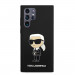 Karl Lagerfeld Liquid Silicone Ikonik NFT Case - дизайнерски силиконов кейс за Samsung Galaxy S24 Ultra (черен) 3