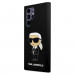 Karl Lagerfeld Liquid Silicone Ikonik NFT Case - дизайнерски силиконов кейс за Samsung Galaxy S24 Ultra (черен) 2