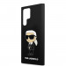 Karl Lagerfeld Liquid Silicone Ikonik NFT Case - дизайнерски силиконов кейс за Samsung Galaxy S24 Ultra (черен) 5