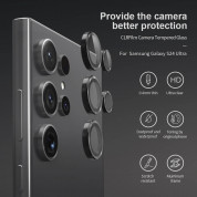 Nillkin CLRFilm Tempered Glass Lens Protector - предпазни стъклени лещи за камерата на Samsung Galaxy S24 Ultra (черен) 1