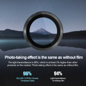 Nillkin CLRFilm Tempered Glass Lens Protector - предпазни стъклени лещи за камерата на Samsung Galaxy S24 Ultra (черен) 3