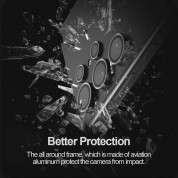 Nillkin CLRFilm Tempered Glass Lens Protector - предпазни стъклени лещи за камерата на Samsung Galaxy S24 Ultra (черен) 5